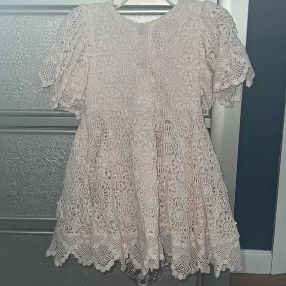 Toddler Girl Dollcake Pink Lace Dress Size 3 Dresses